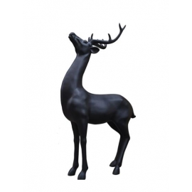 y15830 立體雕塑.擺飾 立體雕塑系列-動物雕塑系列-抬頭鹿